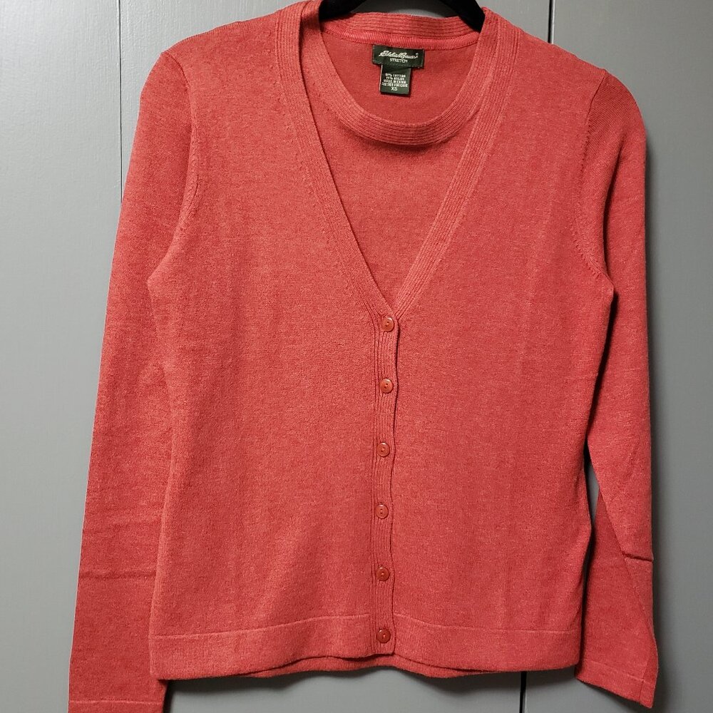 Eddie Bauer Cardigan & Tank Sweater Set